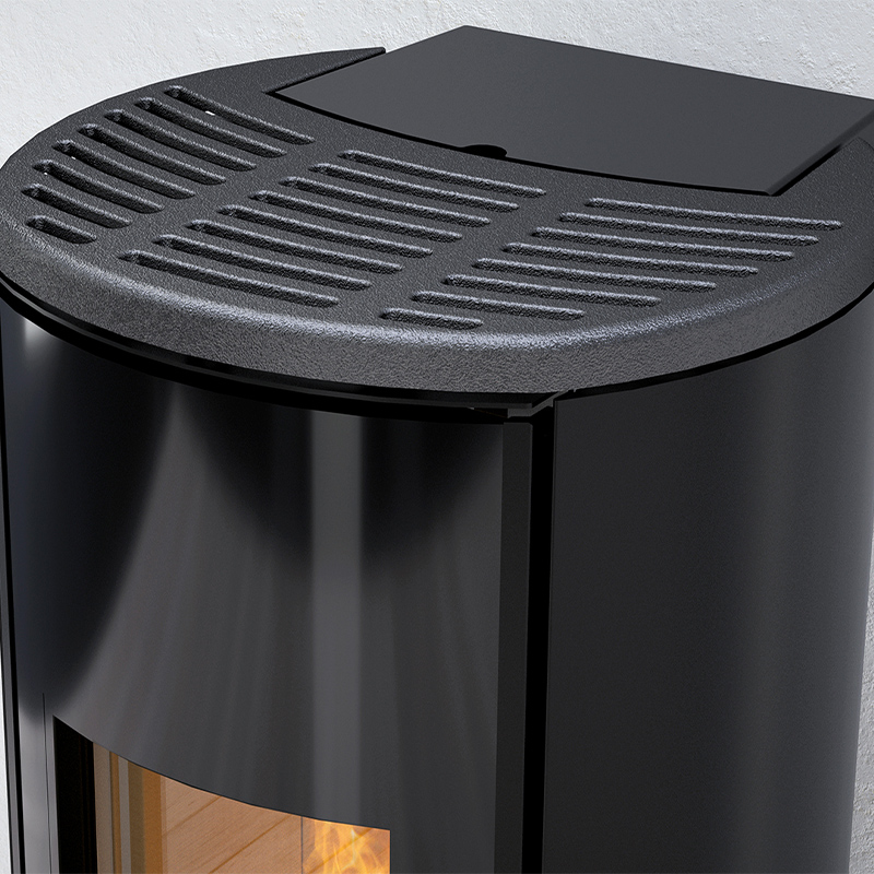 Salamandra a Pellets A10 V/C Top Redondo - Nobis - Image 2