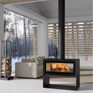 Salamandra a Lenha Linea 100 L Duo - ADF