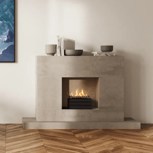 basket fire logs