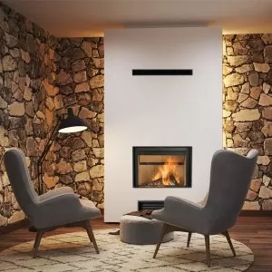 recuperador a lenha g300 com porta de guilhotina - rocal